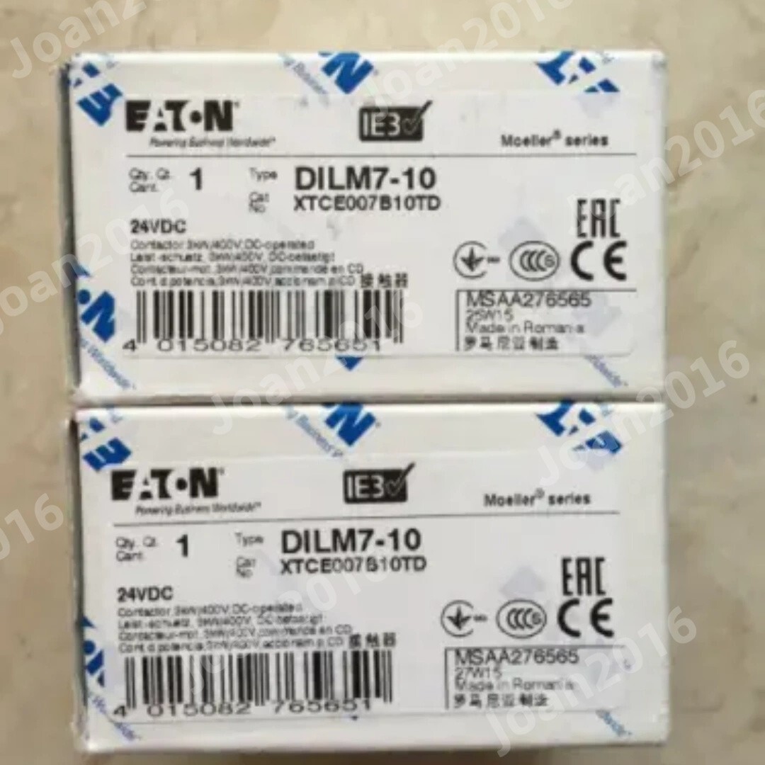 1pcs New EATON  DILM7-10(24VDC) Contactor