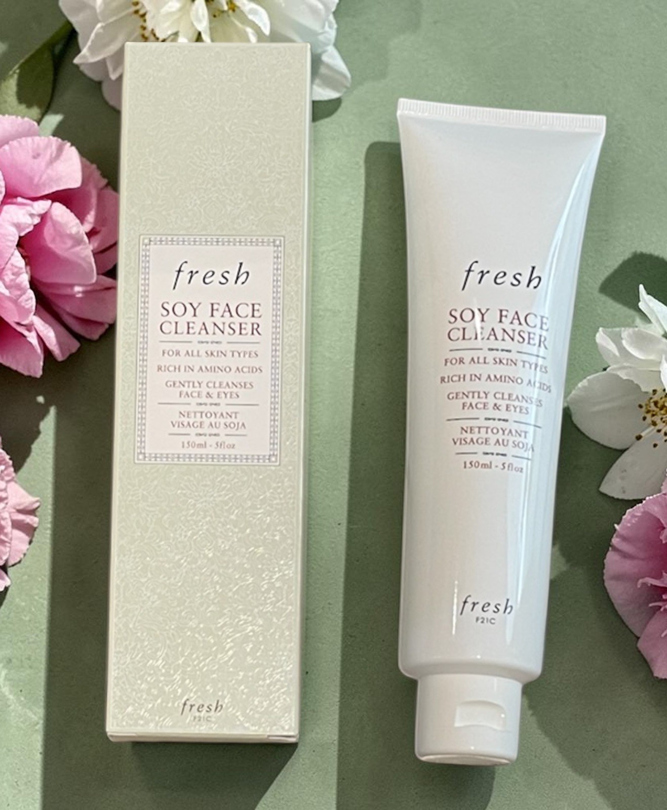 NIB Fresh Soy Face Cleanser - 5oz./150ml Full Size All Skins Type USA MADE