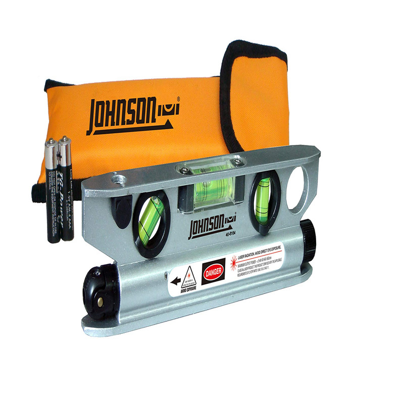 Johnson Level Tool 40-6164 Magnetic Torpedo Laser Level Red 1 Laser Level