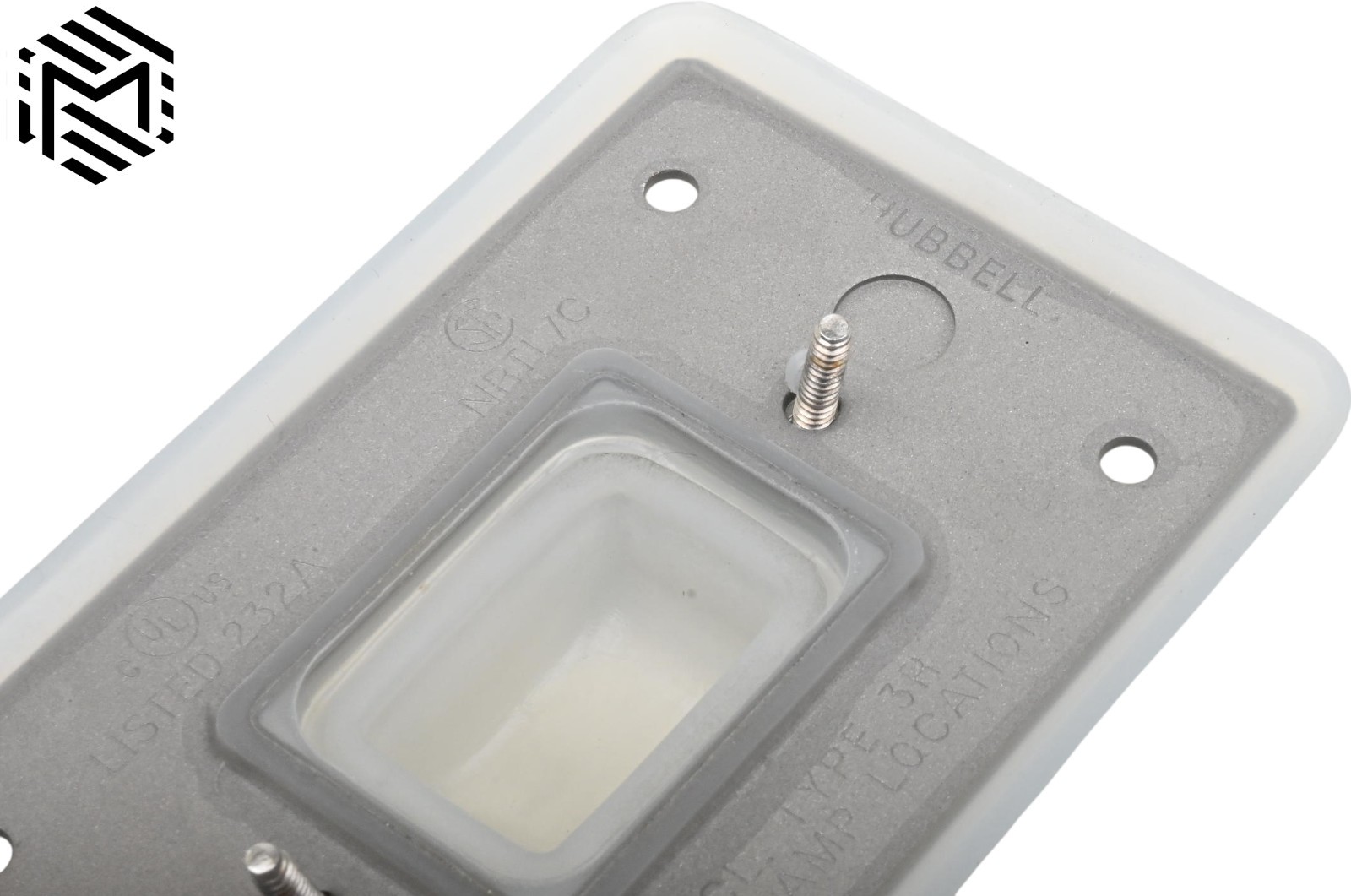 Hubbell HBL1795 Weatherproof Toggle Cover - Bubble Plate - Great Condition