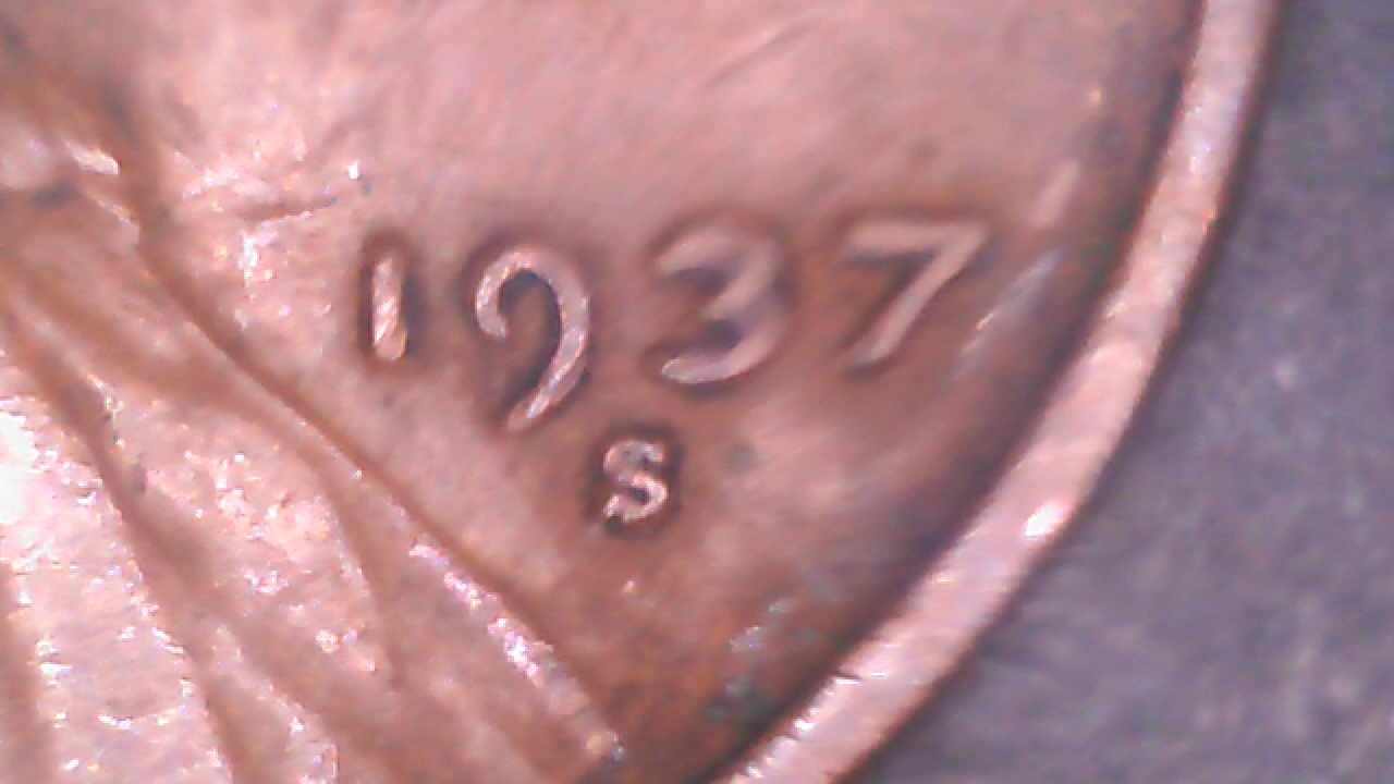 1937 S Wheat Penny