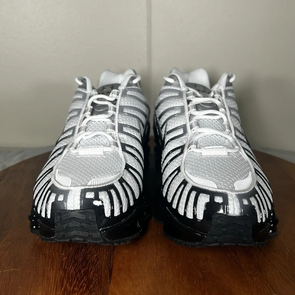 Nike Shox TL Metallic Silver Black NBY HQ4049-001 Womens Size 6.5-10