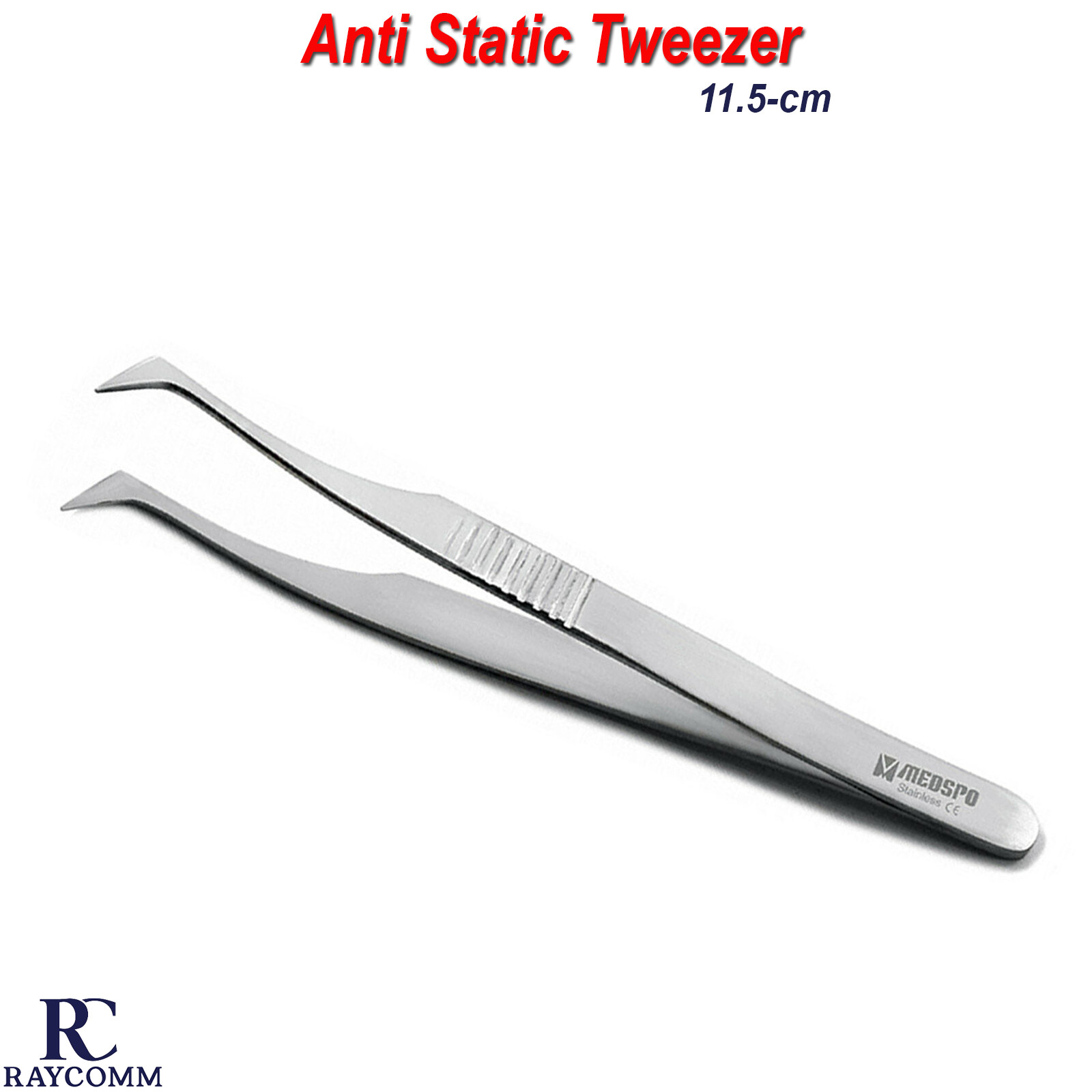 Dental Anti-Static ESD Tweezers  Maintenance Repair Jewelers Making Instruments