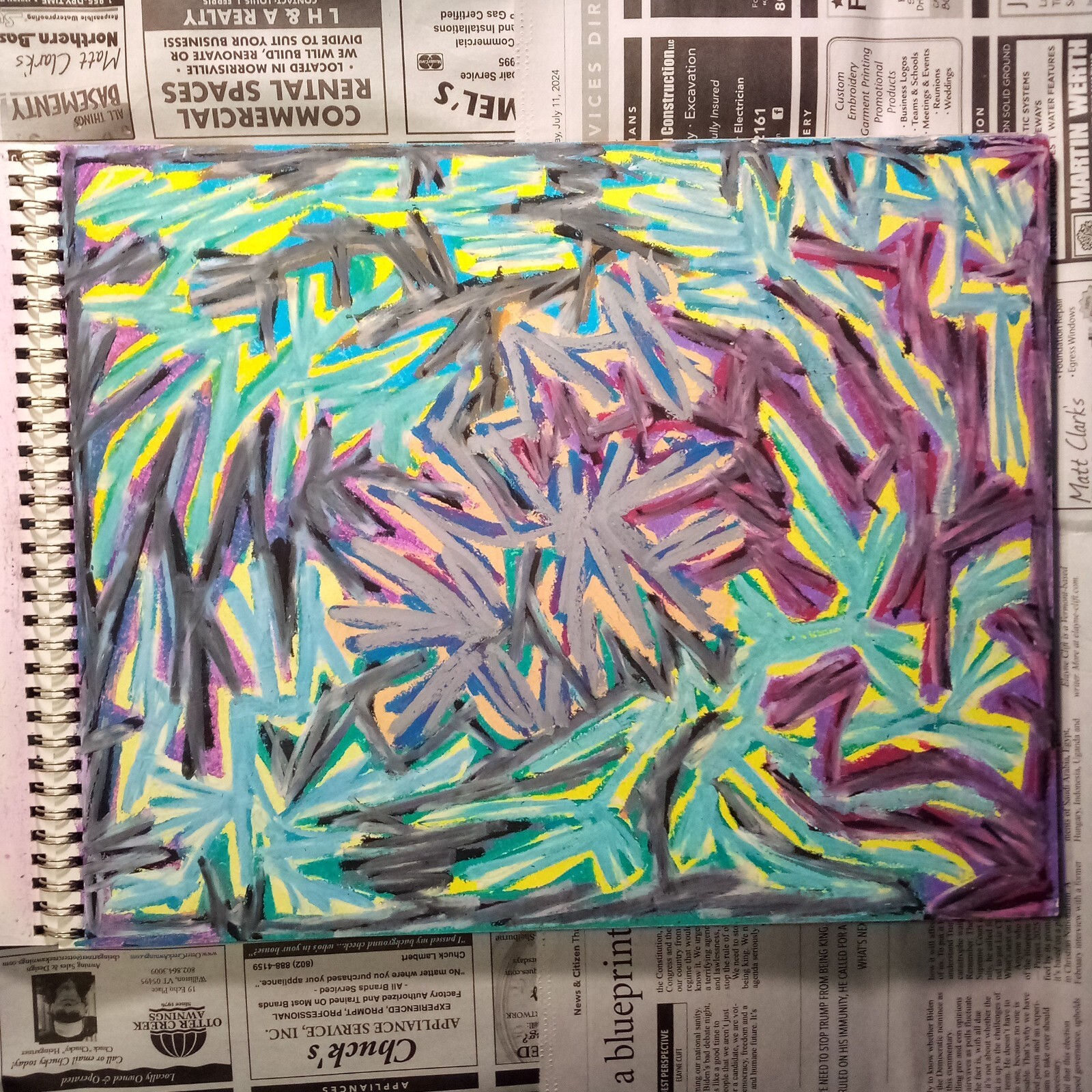 Drawing 11X14" Oil Pastel on Paper
