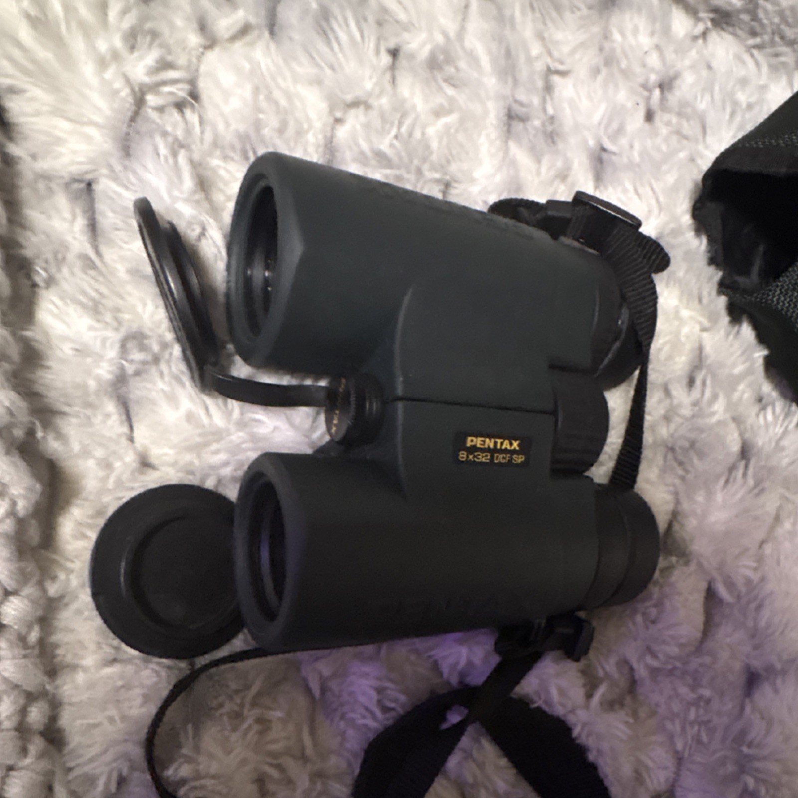 PENTAX 8x32 DCF SP Binoculars Phase Coating 8x 32mm Black Case Strap