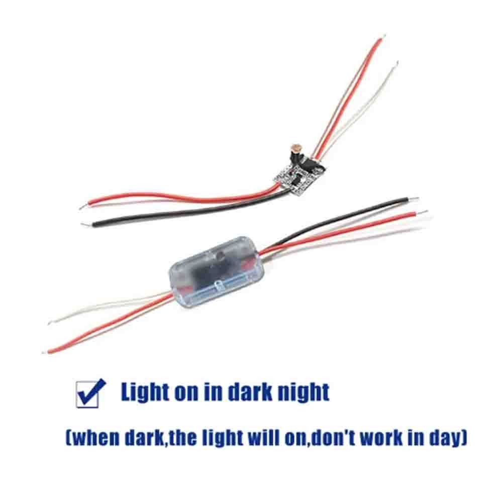 Light Sensor Switch Light Switch DC  5V 12V 24V  Photo Control Photowitch Sensor