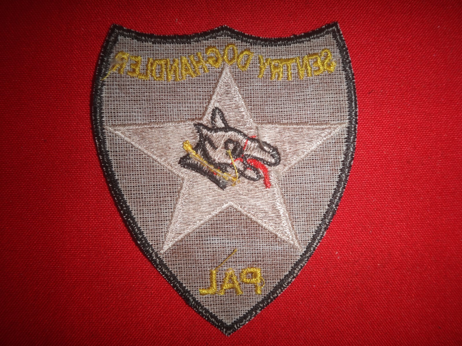 Korea War Patch US 2nd Infantry Division SENTRY DOGS HANDLER "PAL"