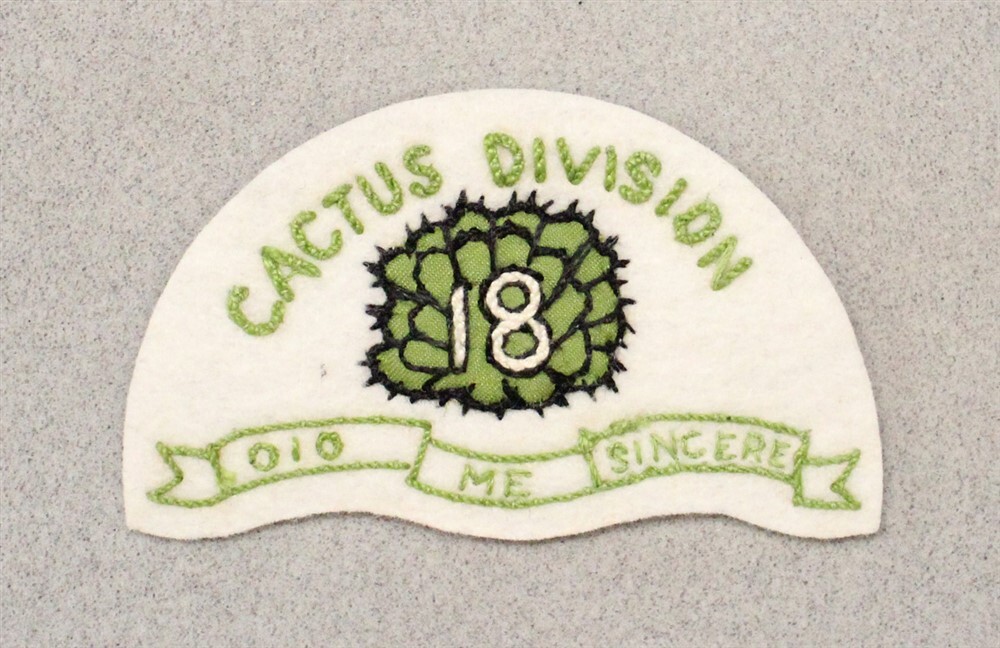 WWI - 18th Division patch (incorrect motto) - COPY (#1296)