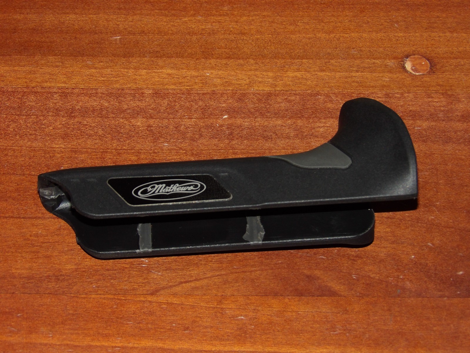 Used Mathews Engage Bond Bow Grip- Black and Grey Green- LEFT Handed