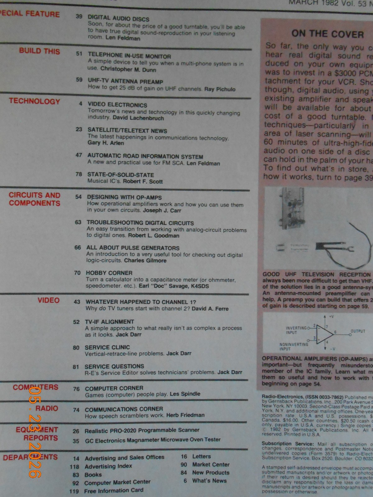 3 1982 Radio electronics magazines GREAT ADS Shure PC Computer CB Atari Sony