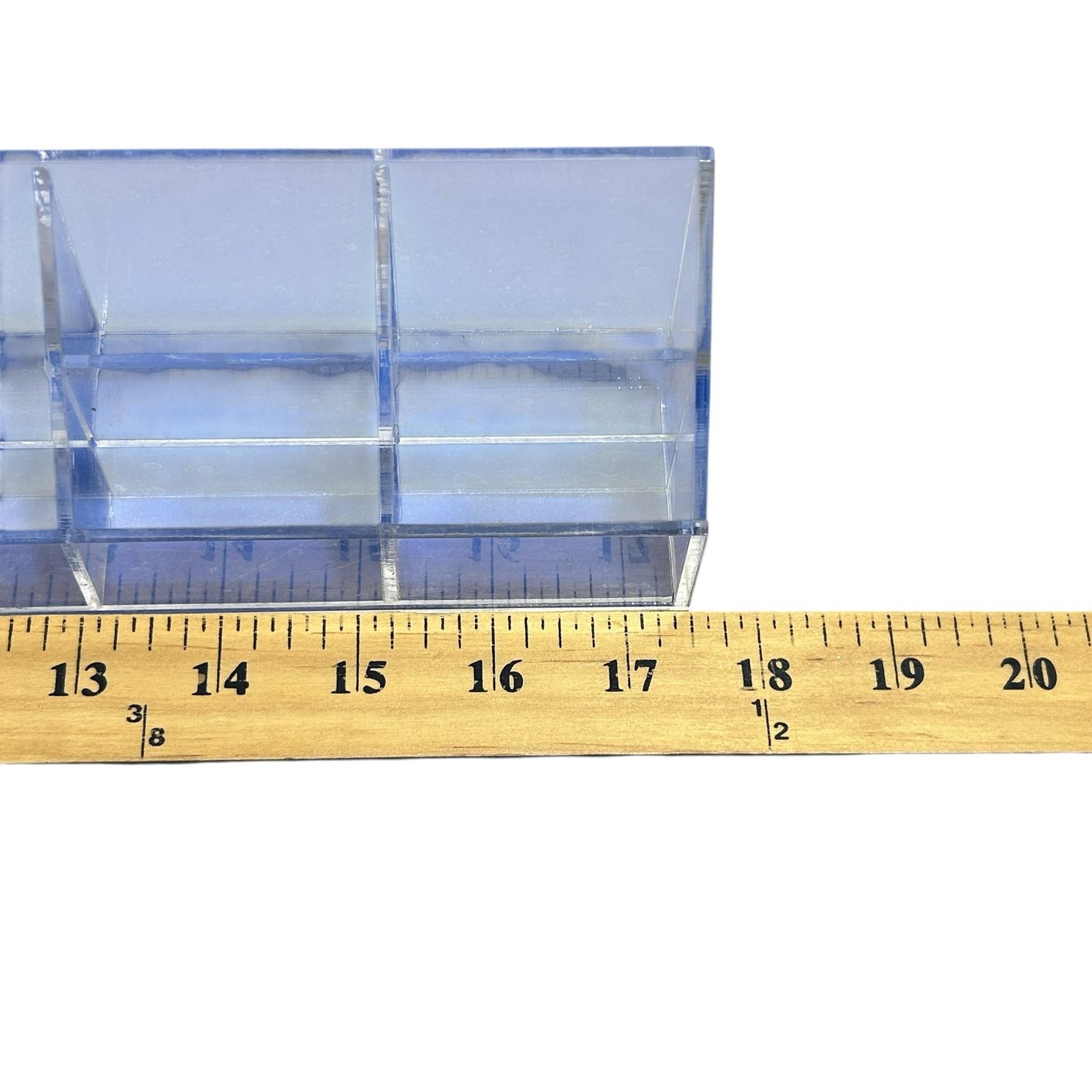 Clipper Blade Plastic Organizer Multi-Compartment Long Tray Wall Storage