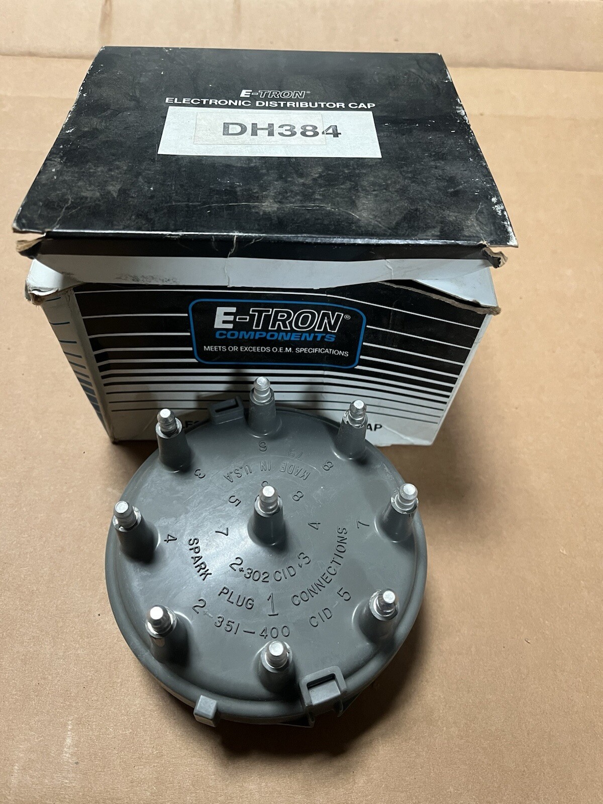 New E-Tron Distributor Cap DH384