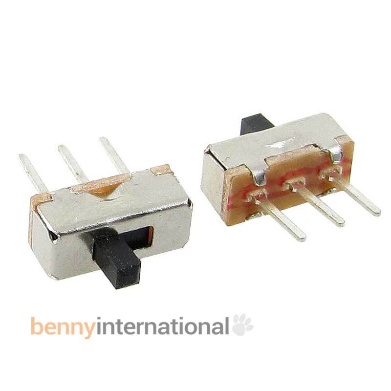 10x SPDT SWITCH Miniature Mini 3 Pin PCB Slide 2 Position - AUS STOCK