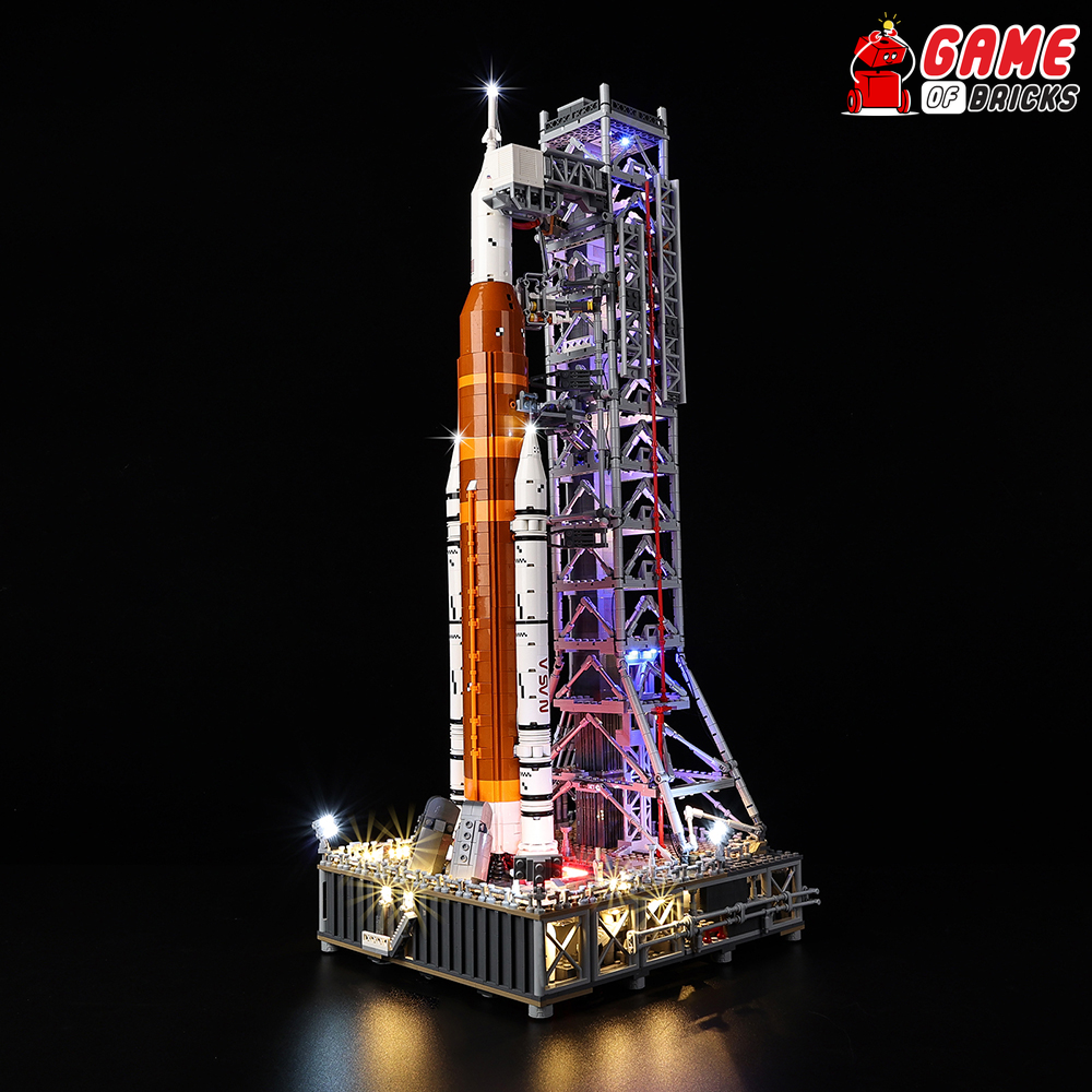 LED Light Kit for LEGO® NASA Artemis Space Launch System 10341 (Remote + Sound)