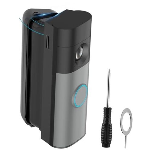 30-55 Degree Adjustable Doorbell Mount for Ring Battery & Wired