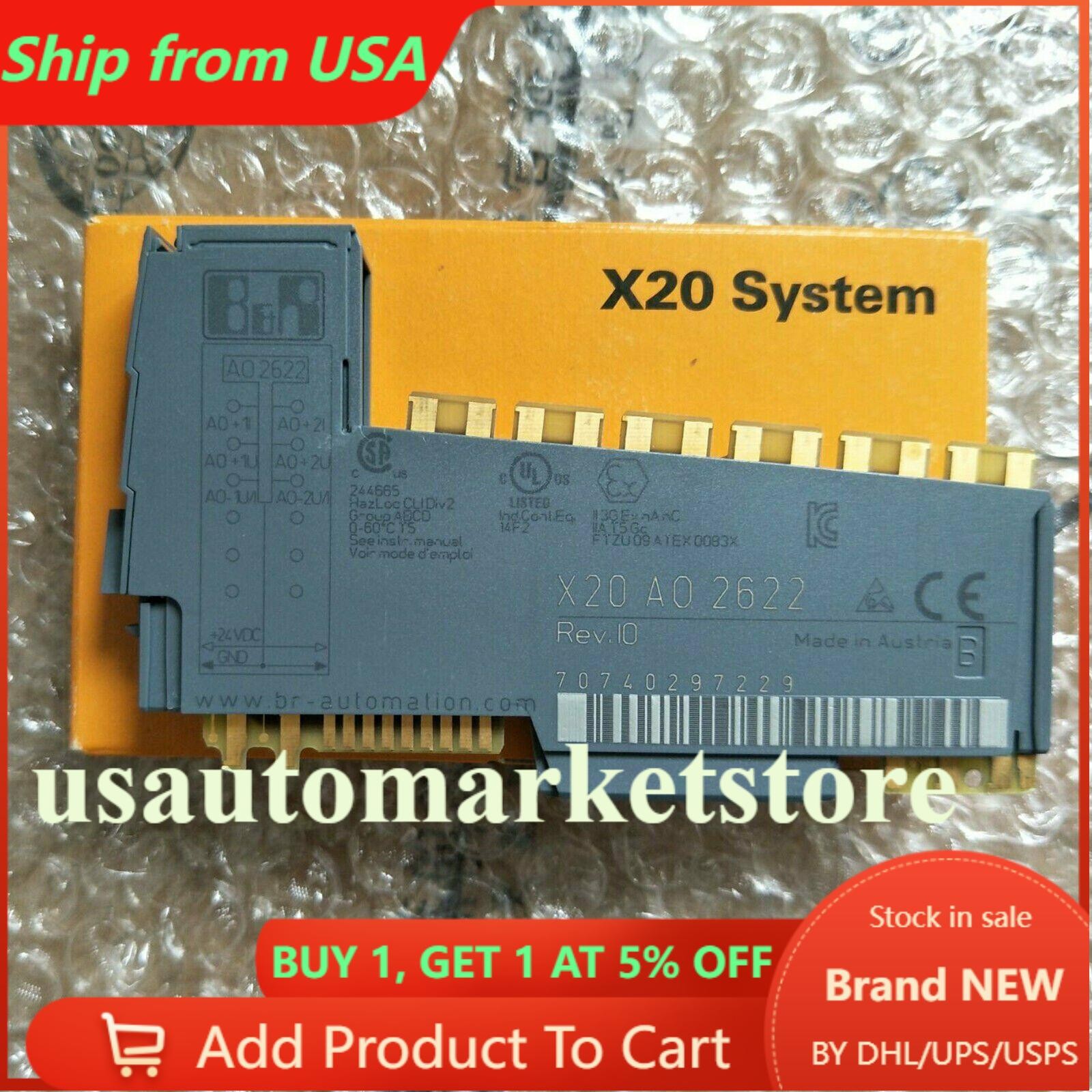US Free TAX One New In Box B&R X20AO2622 Analog Output Module X20AO2622
