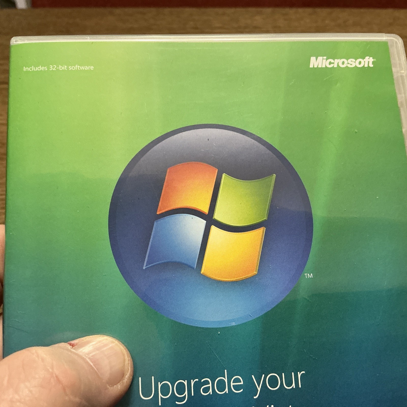 Microsoft Windows Vista Anytime Upgrade Disc And Case - 32 Bit