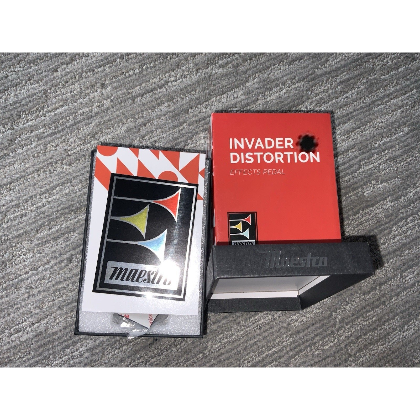 Maestro Electronics Invader Distortion Analog True Bypass Guitar Effects Pedal