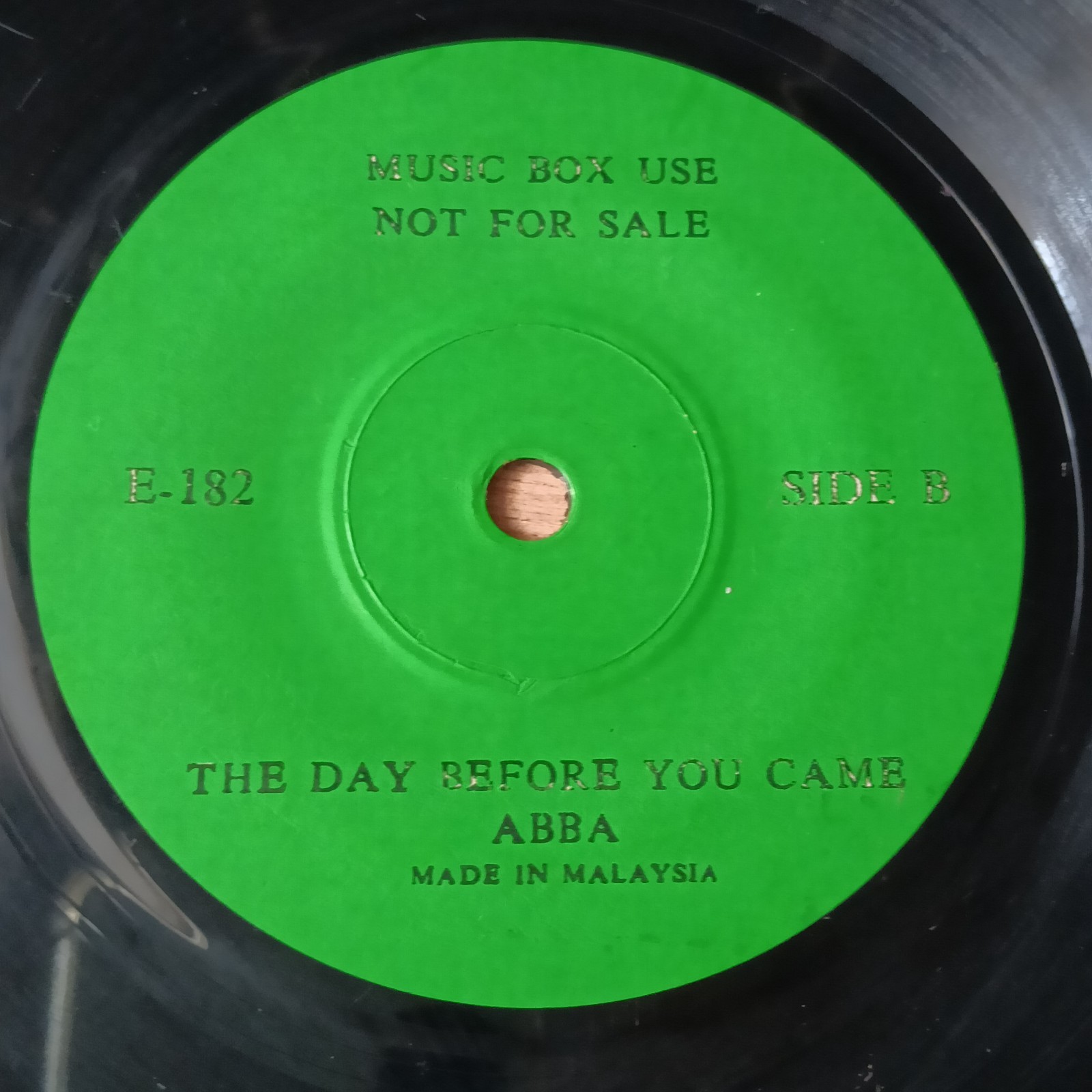 ABBA - Boys Town Gang - Rare Malaysia Music Box Promo 45rpm 7" EP 182