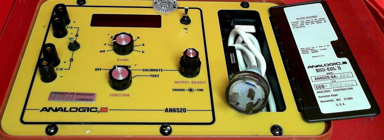 Analogic AN6520-8A-220 0089027005 Thermocouple Instrument Calibrator