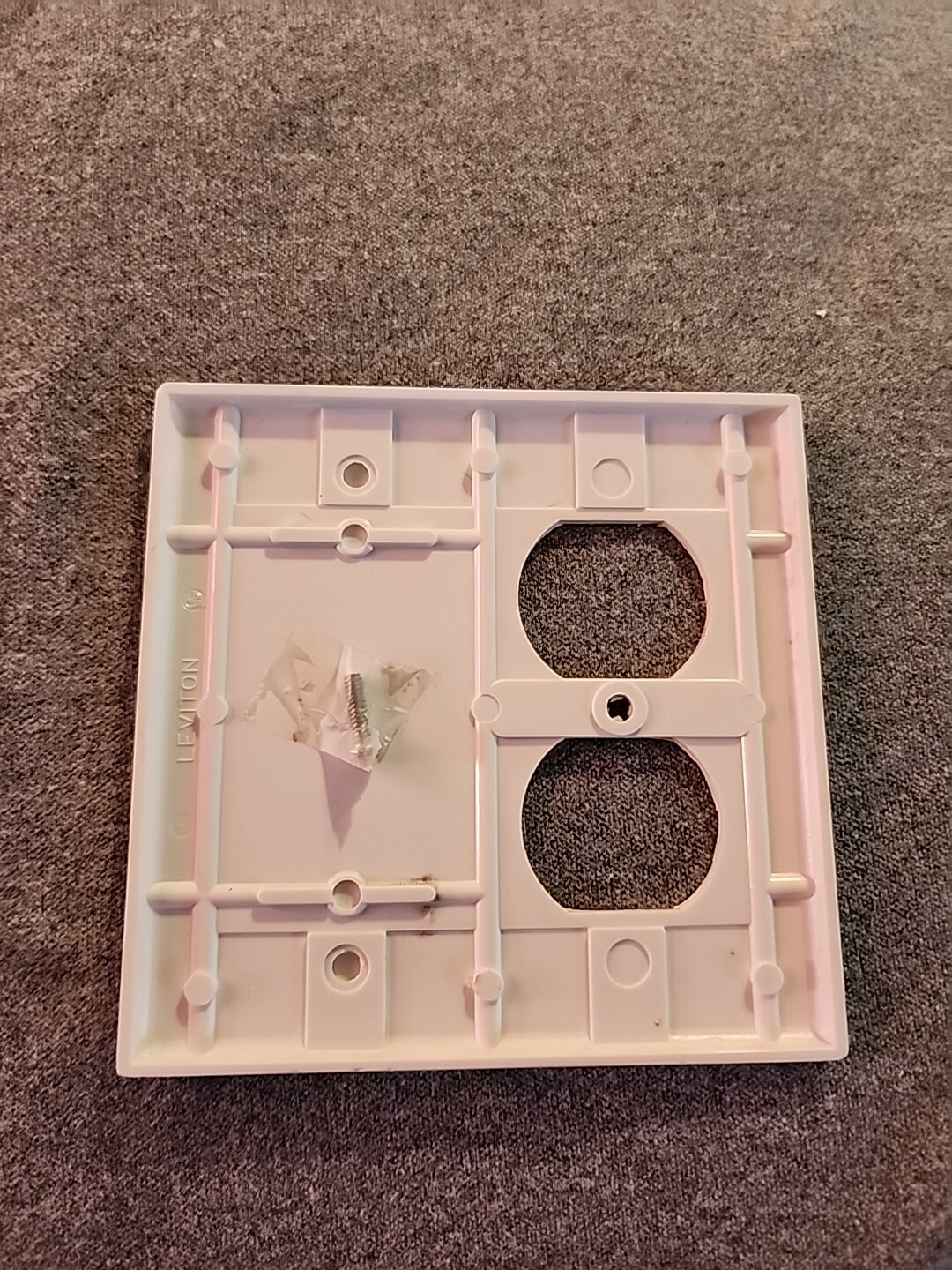 Leviton 2-Gang 1-Blank /Combo Wall plate Flamingos Decor [B1]