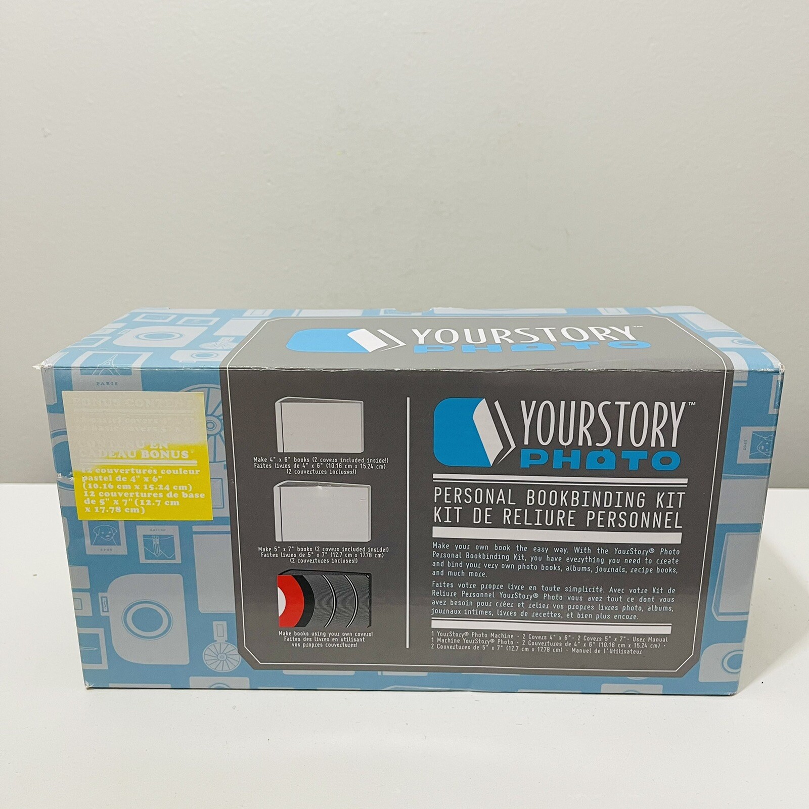 Your Story Photo Machine Personal Bookbinding Kit 4X6 5X7 Books Craft NEW