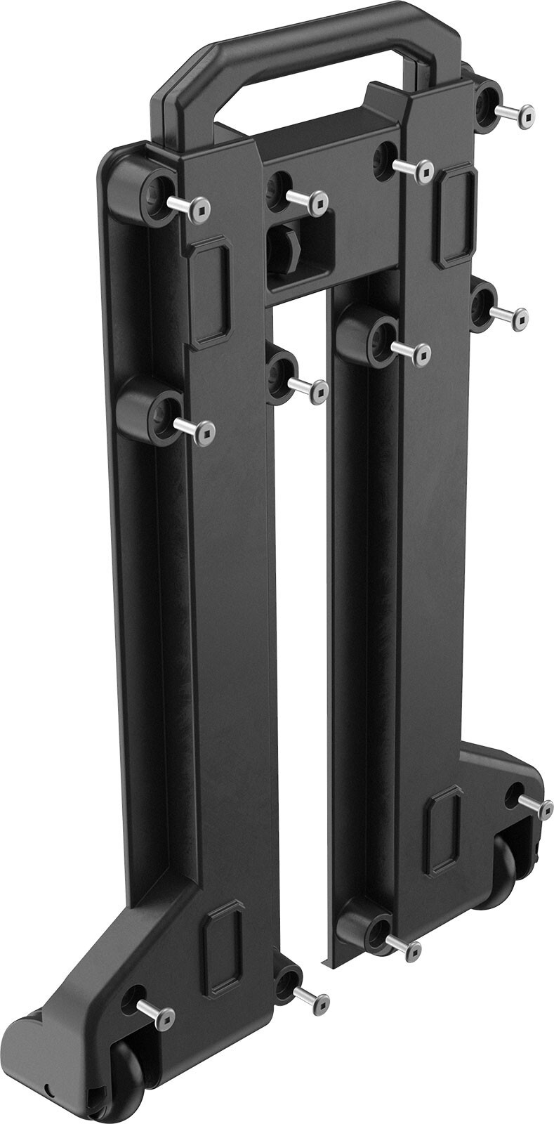Black Pelican iM2720 & im2750 Complete Trolley Kit - With wheels + screws.