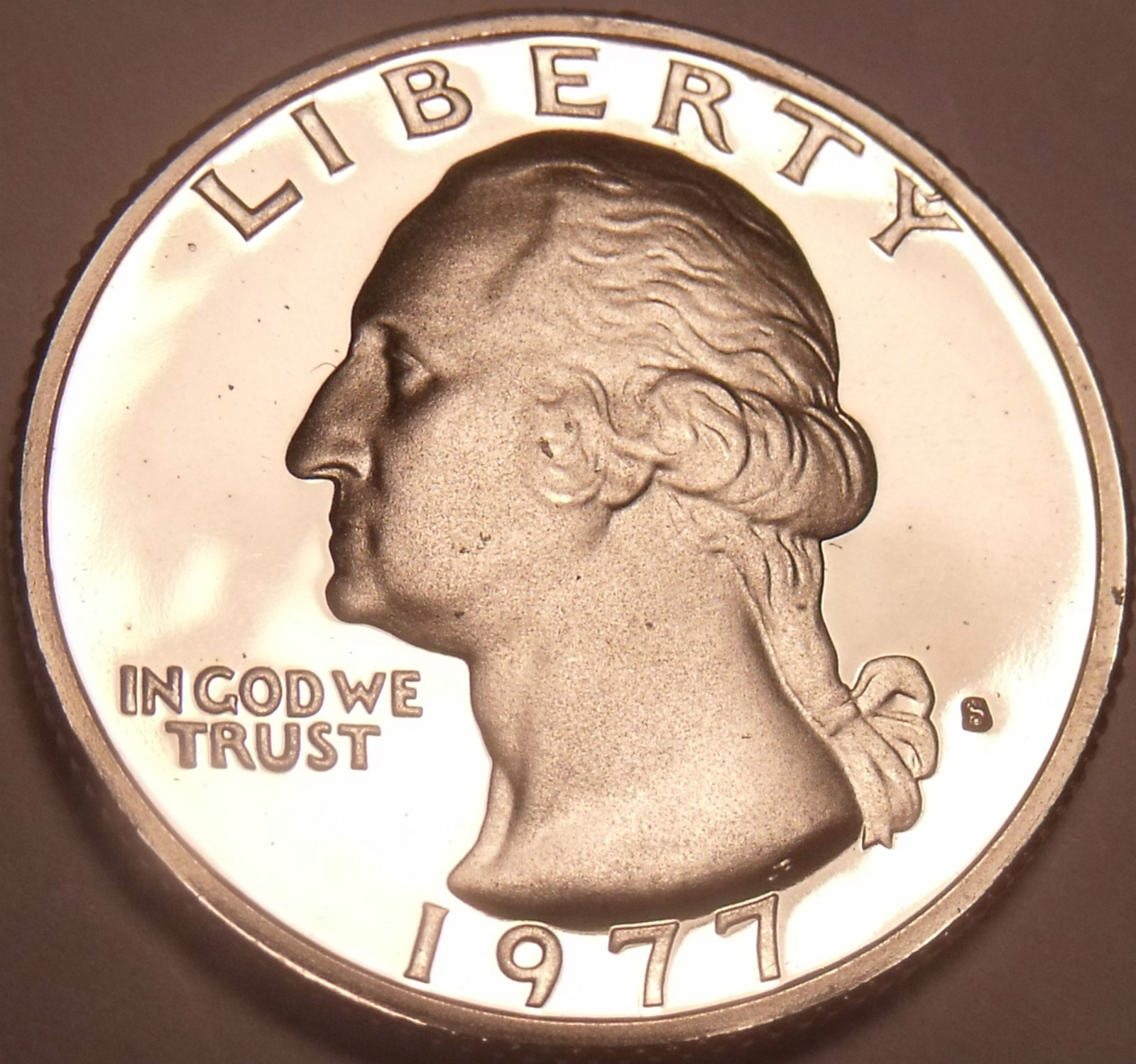 United States Proof 1977-S Washington Quarter~Excellent~Free Shipping