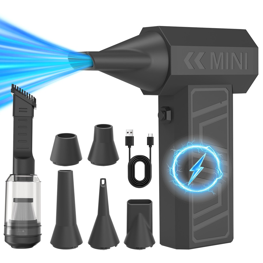 Electric Air Blower 130000RPM Mini Violent Fan Air Duster Cleaner 52m/s Wind