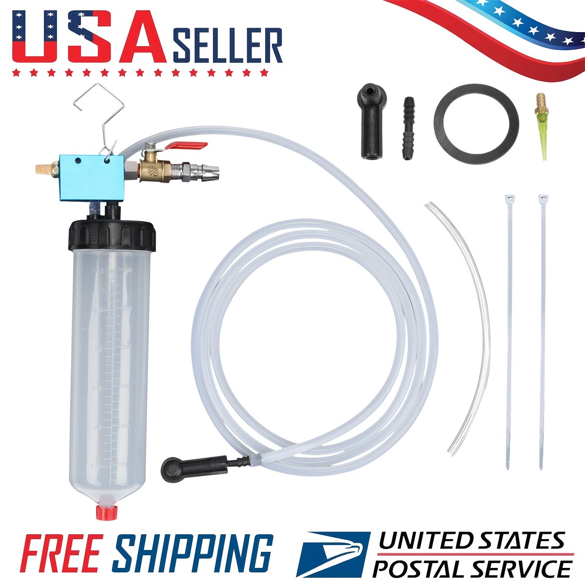 Car Vehicle Vacuum Brake Bleeder Tank Fluid Oil Change Pump Equipment Tool Kits