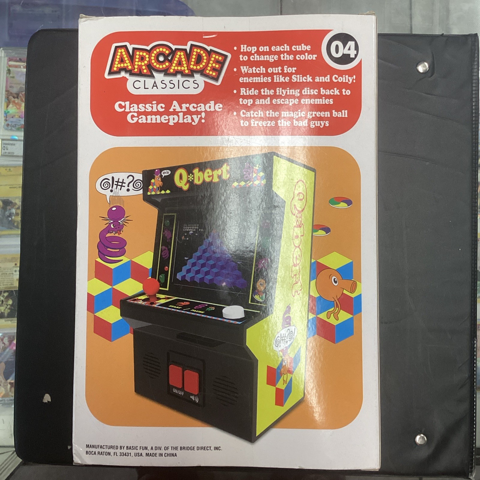 Q*Bert Arcade Classics 04 By Basic Fun Bridge Direct Retro Mini Arcade Game 2016