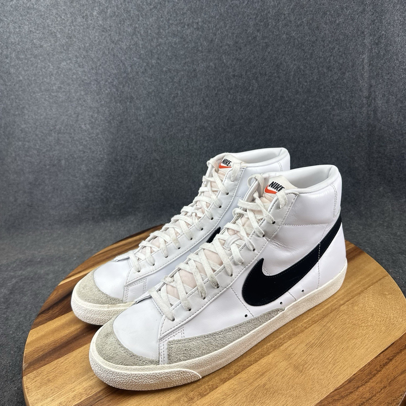 Nike Blazer Mid 77 Men's 13 Shoes Vintage Retro Style BQ6806-100 White Black