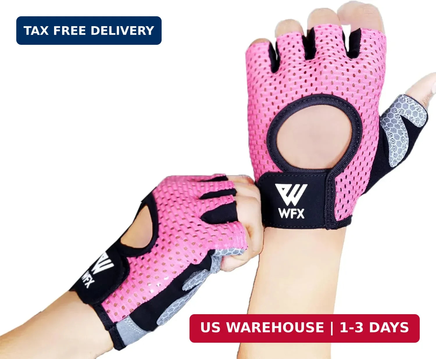 WESTWOOD FOX Weight Lifting Gloves for Men Women Gym Gloves with Wrist Wrap Supp