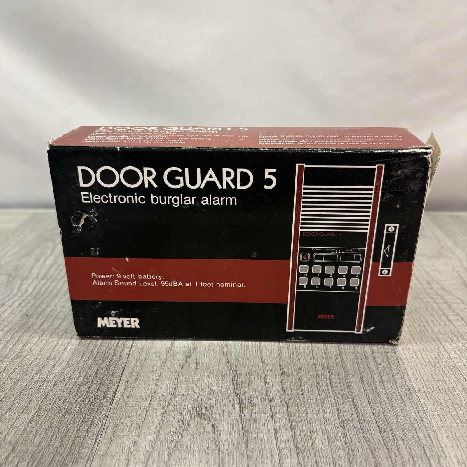 Vintage Meyer Door Guard 5 Electronic Burglar Alarm - New Old Stock