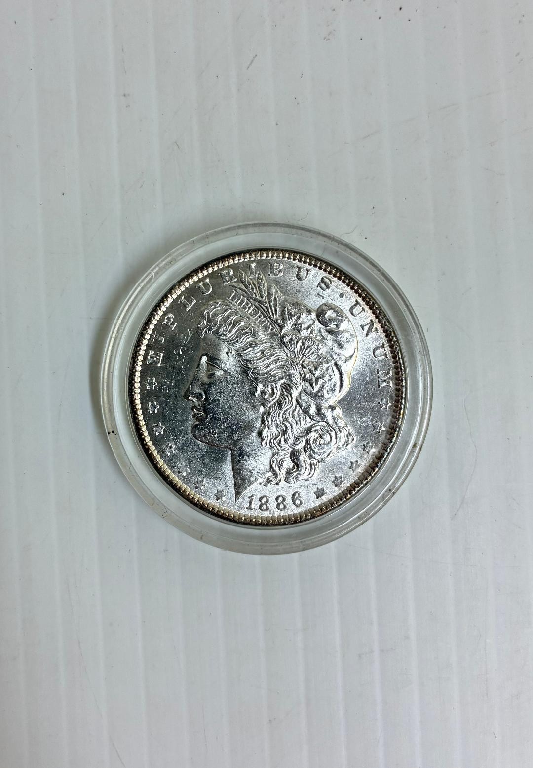 MORGAN, SILVER DOLLAR:  1886- MINT PHILLY