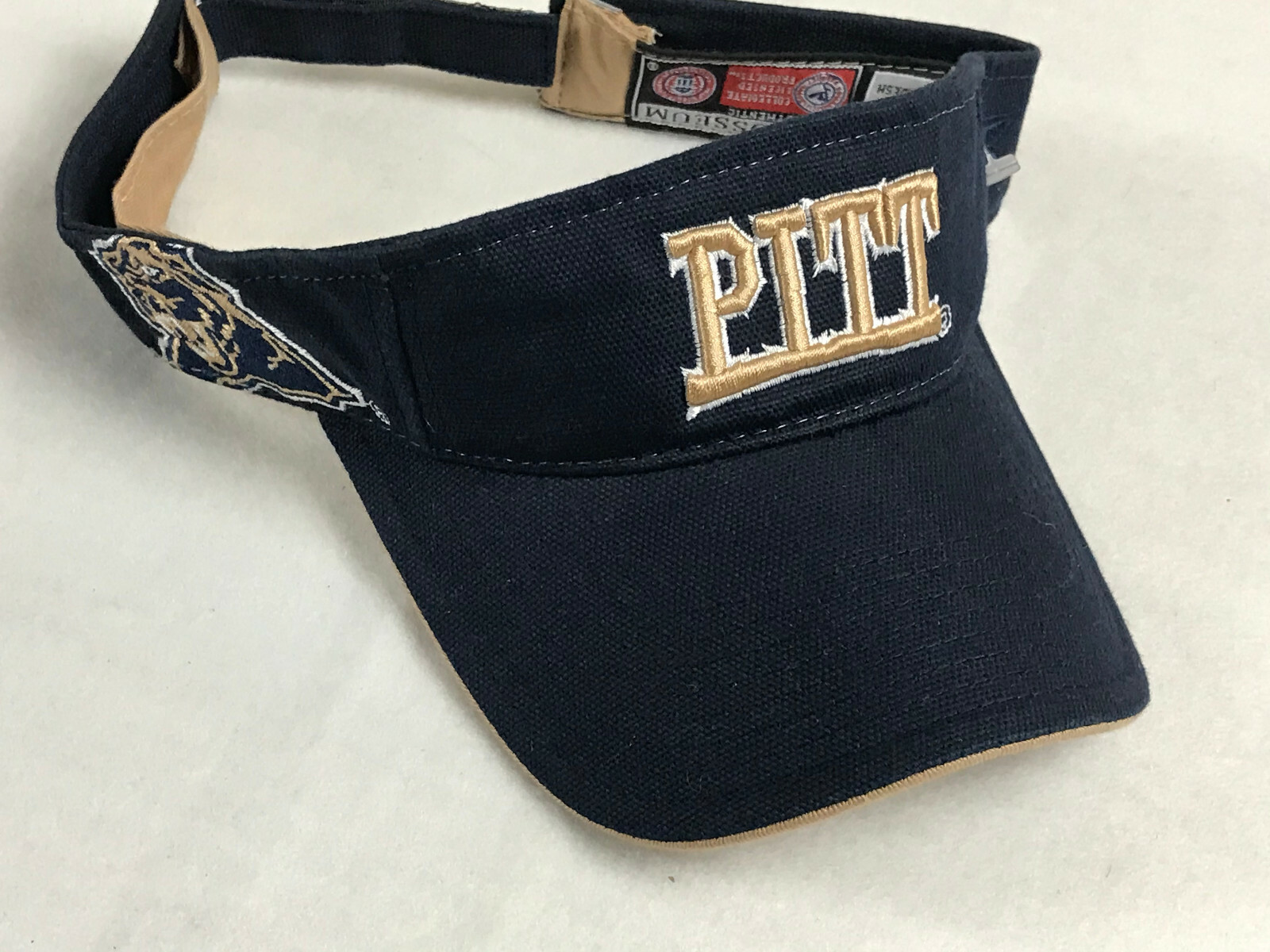 Colosseum University Pittsburgh Panthers Embroidered Golf Visor Adjustable NEW