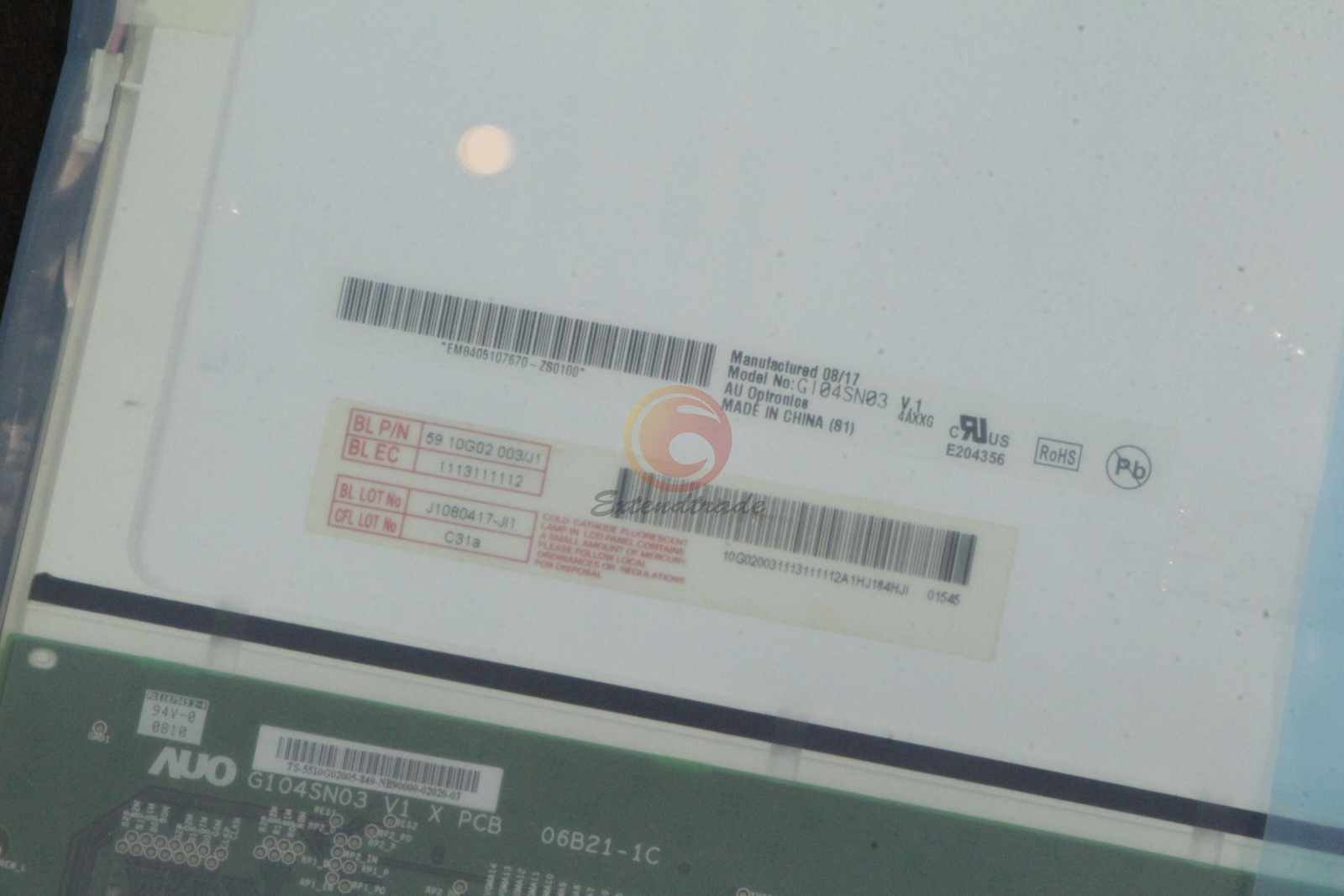 G104SN03 V.1 10.4" AUO 800*600 Resolution LCD Screen Panel