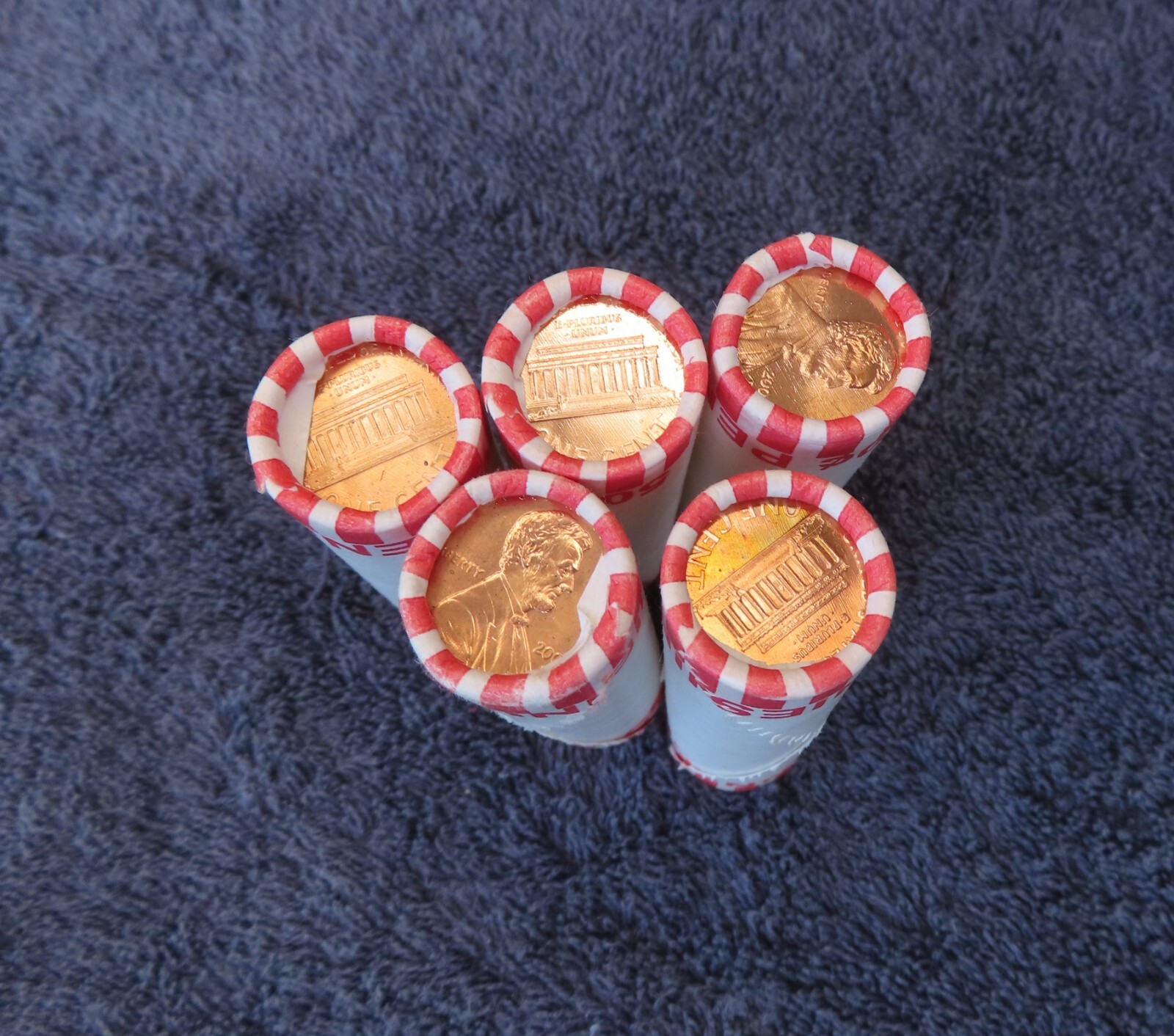 2004-D **Original Bank Wrapped ** Uncirculated Lincoln Cent Roll - OBW Pennies