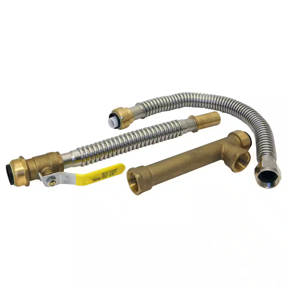 Water Heater Installation Kit with Tank Tee