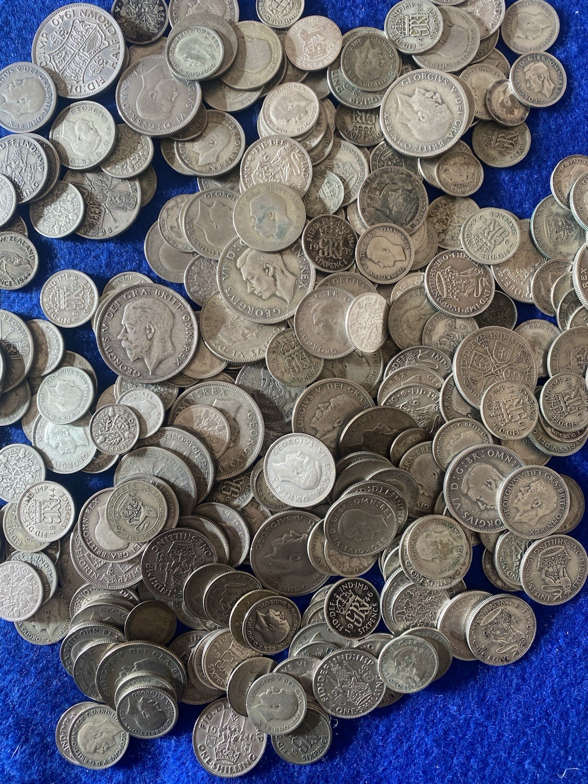 1 Troy Oz Pre 1947 British 50% Silver Coins (0.500) - Mixed Investment Bullion