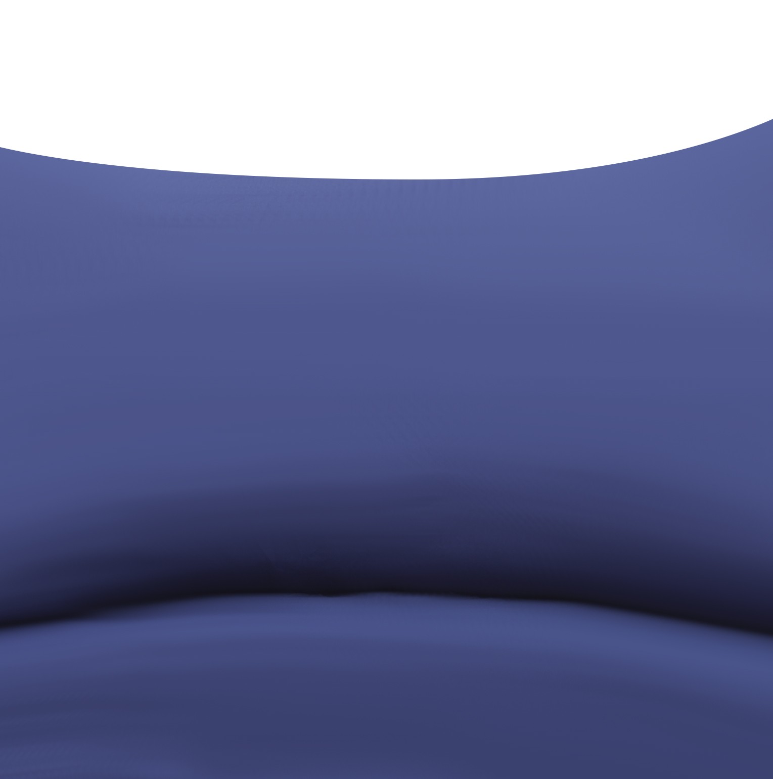 Dark Blue Egg Chair Cushion with Detachable Headrest Replacement Pad Washable