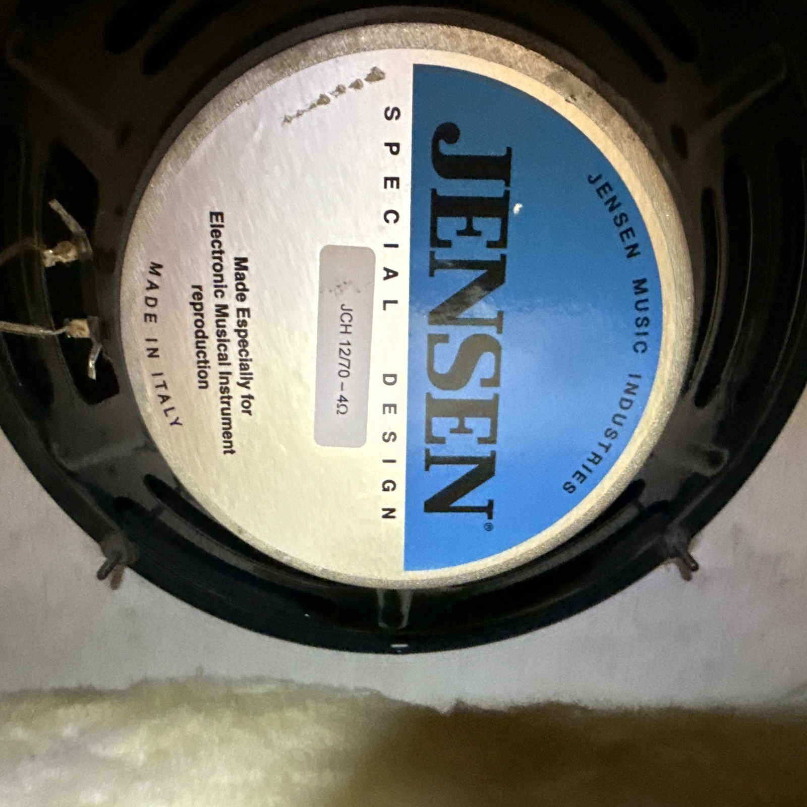 Jensen Speakers 12 inch 4 Ohms Made in Italy (2 available)