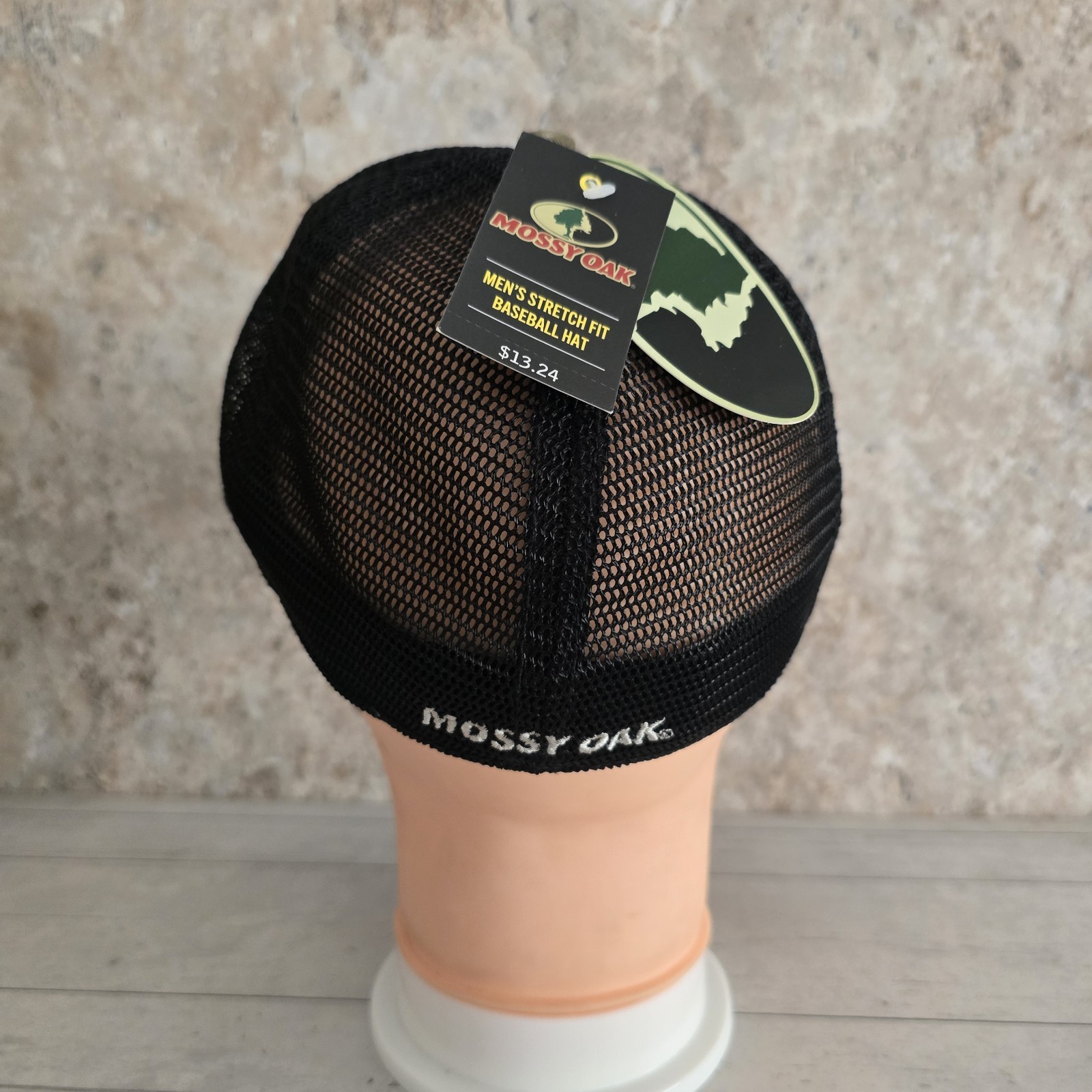 Outdoor Cap Mossy Oak Camo Trucker Stretch Fit Fitted Hat Size L-XL