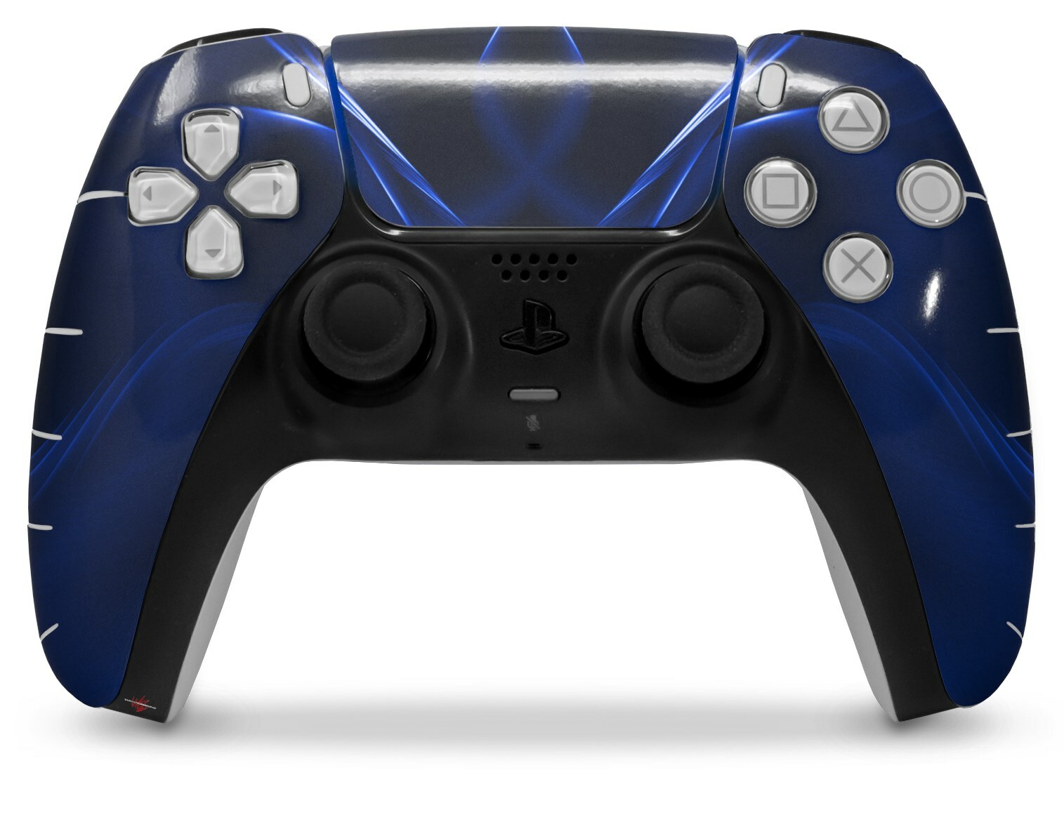 Skin Sony PS5 Controller Abstract 01 Blue