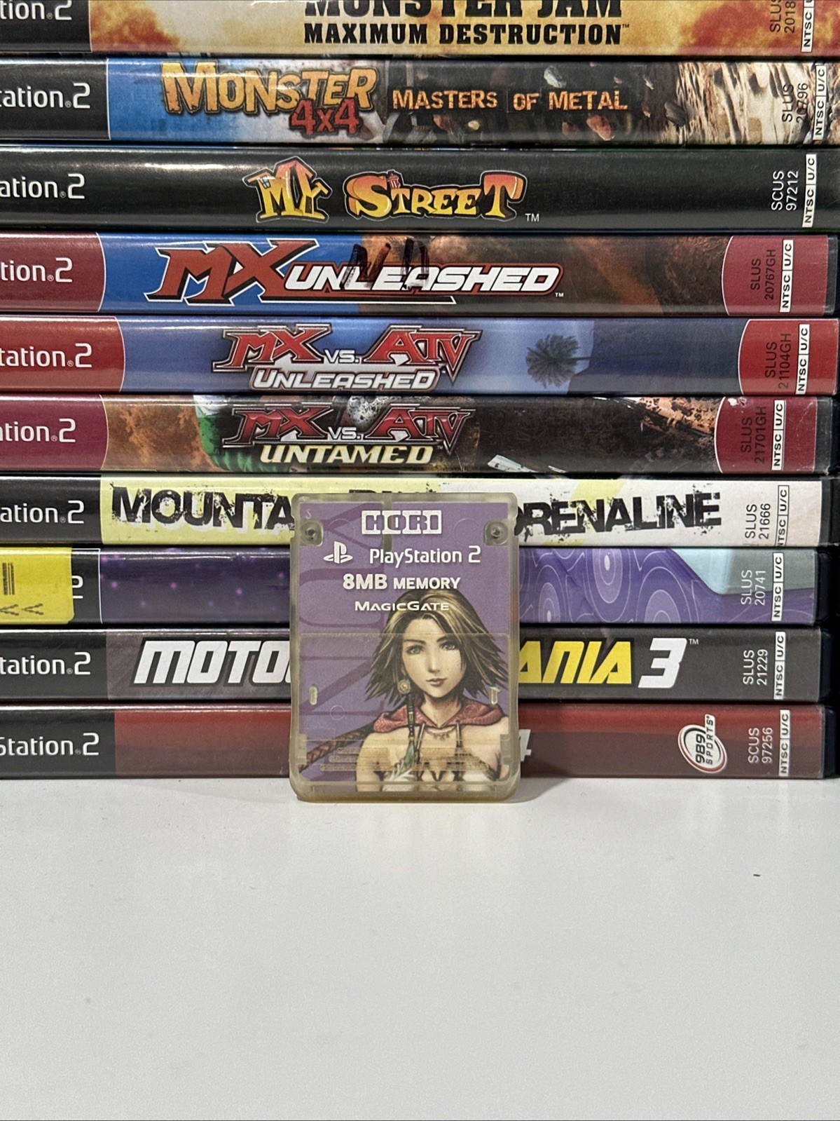 HORI PS2 Memory Card 8MB FINAL FANTASY X-2 Yuna for Playstation 2 Japan 2791