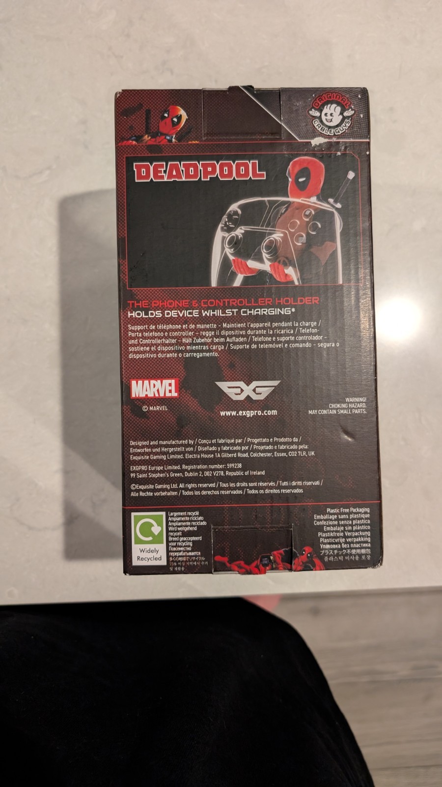 DEADPOOL Cable Guys Original Phone Video Game Controller Holder Character Stand