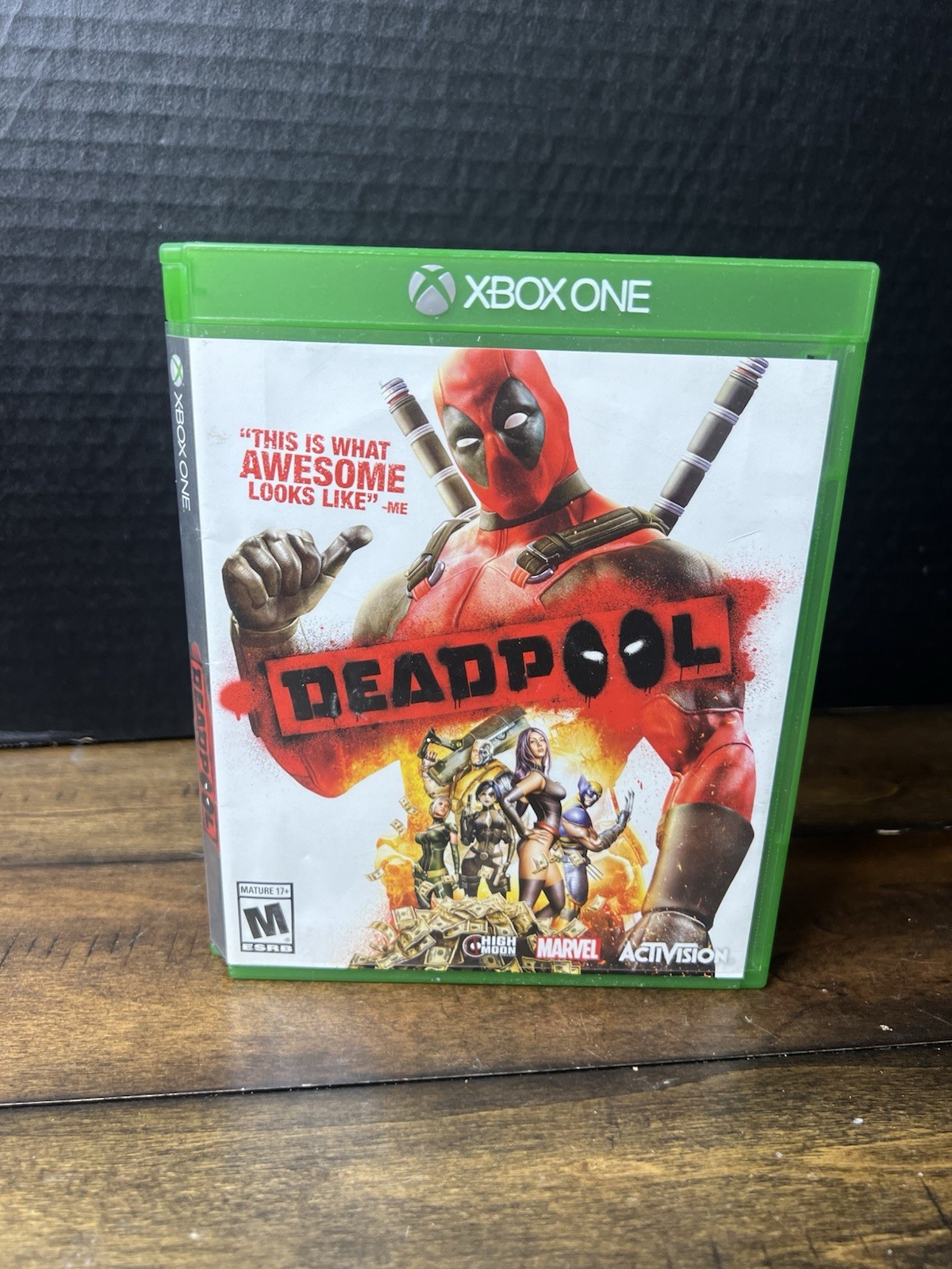 Microsoft Xbox One Deadpool Original Game Case ONLY with Cover Art NO GAME
