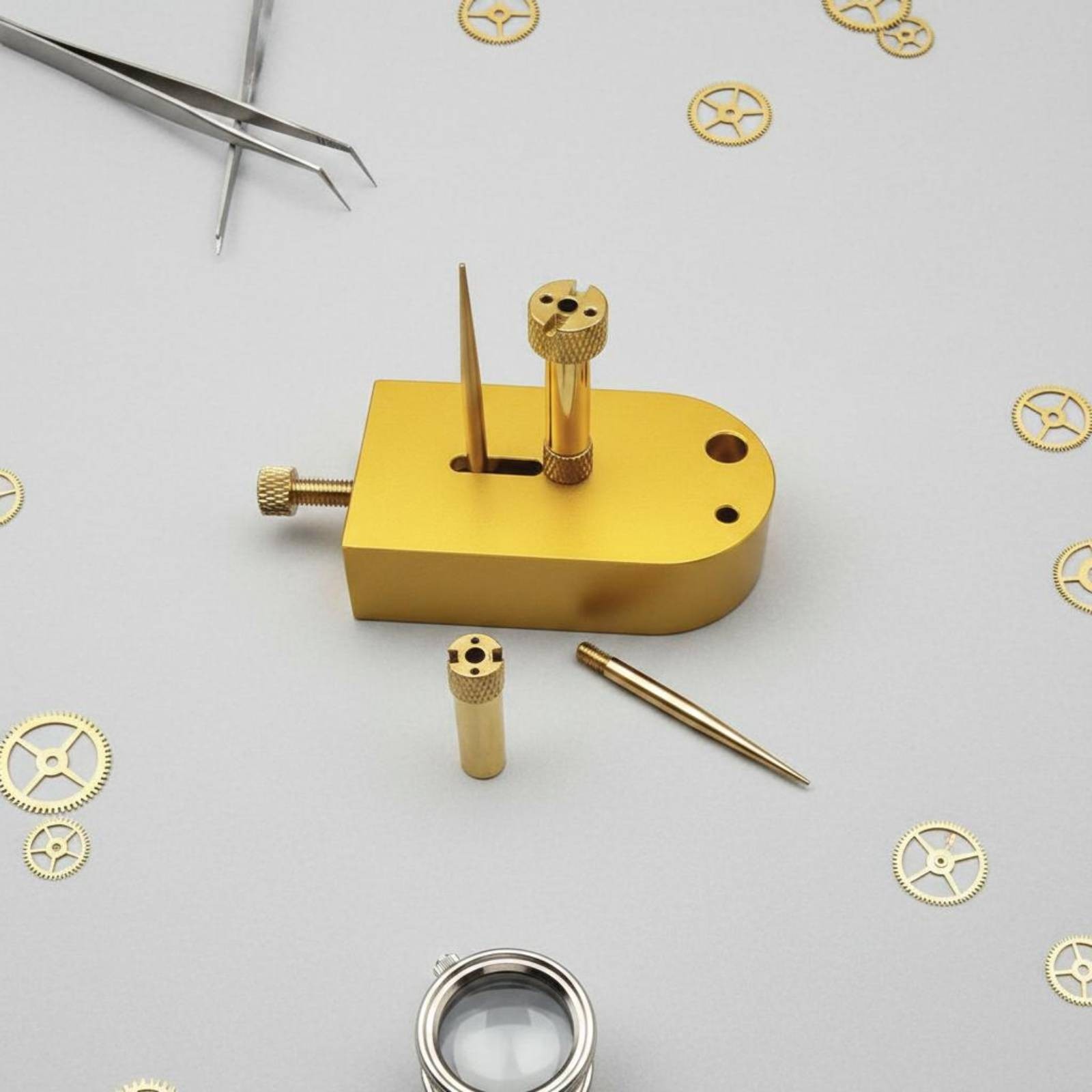 Watch Balance Stand Multi-Function Hairspring Balance Holder Square Design