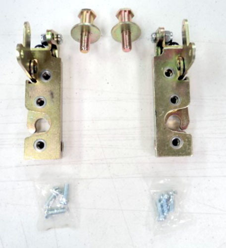 NEW Universal Small Latches Car Door Jaw Lock Street Rod Latches w Striker Bolts