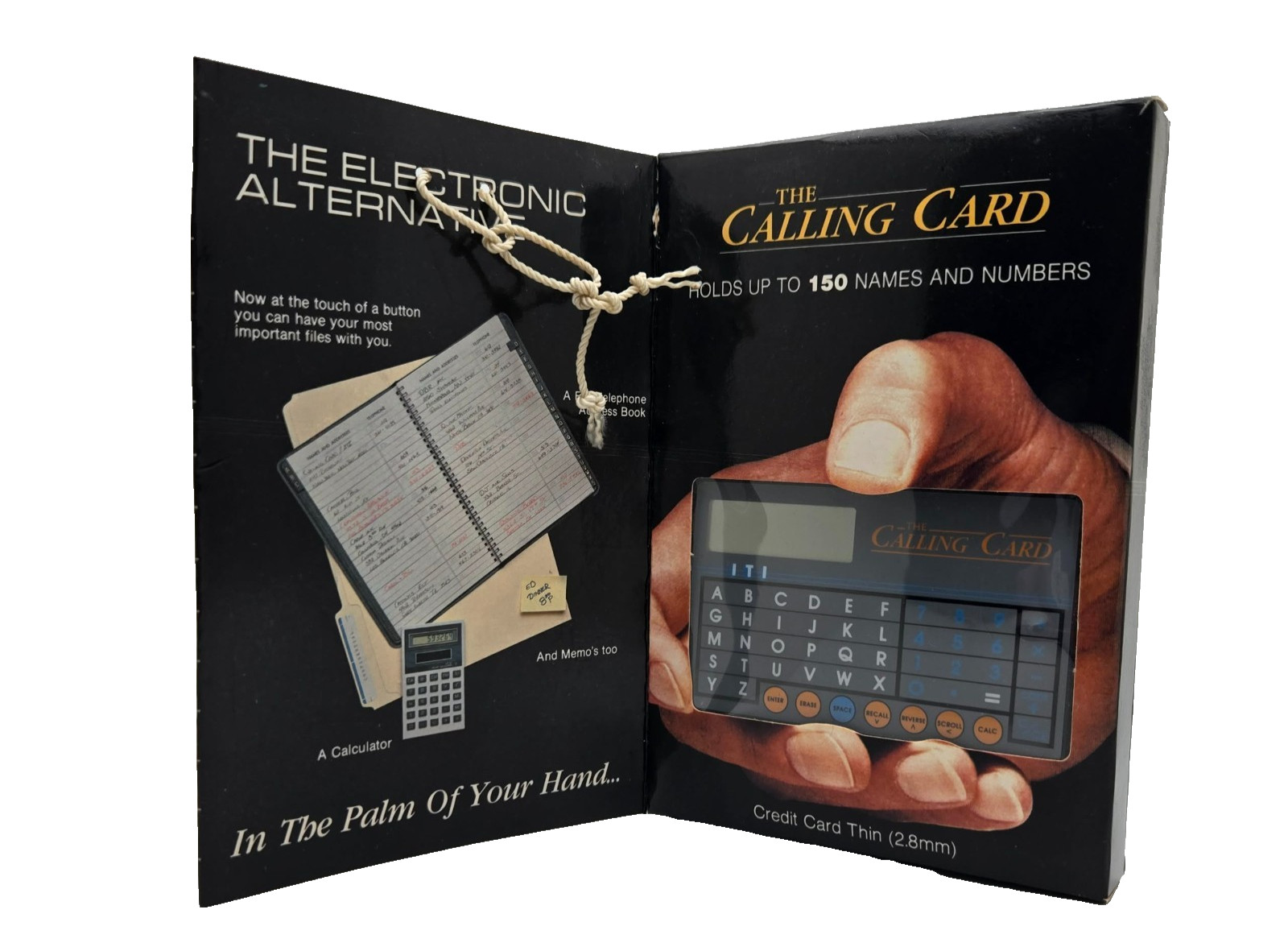 New The Calling Card (Vintage 1986) The Electronic Little Black Book Hong Kong